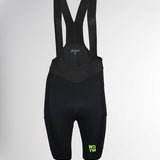 Men's WOYM Cargo Bib Shorts - Jet Black