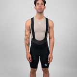 Men's WOYM Cargo Bib Shorts - Dyed Black