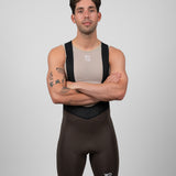 Men's WOYM Cargo Bib Shorts - Smoked Clay