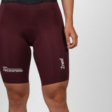 Women's Unrecognized Cargo Bib Shorts - Maroon