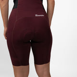 Women's Unrecognized Cargo Bib Shorts - Maroon