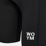 Women's WOYM Bib Shorts - Charcoal