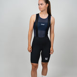 Women's WOYM Cargo Bib Shorts - Dyed Black
