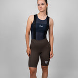 Women's WOYM Cargo Bib Shorts - Smoked Clay
