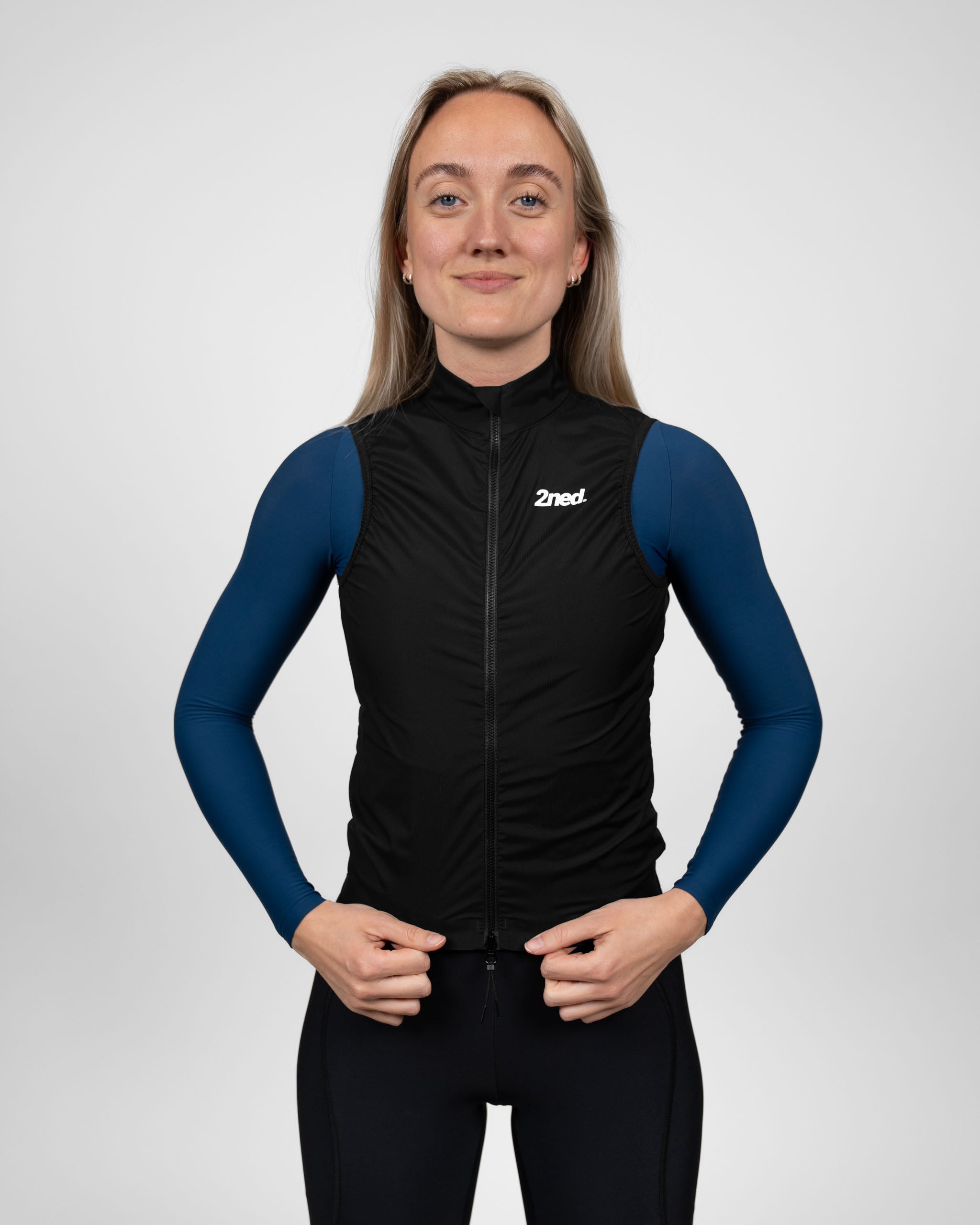 Women's Silent Gilet - Nero – 2ned Denmark