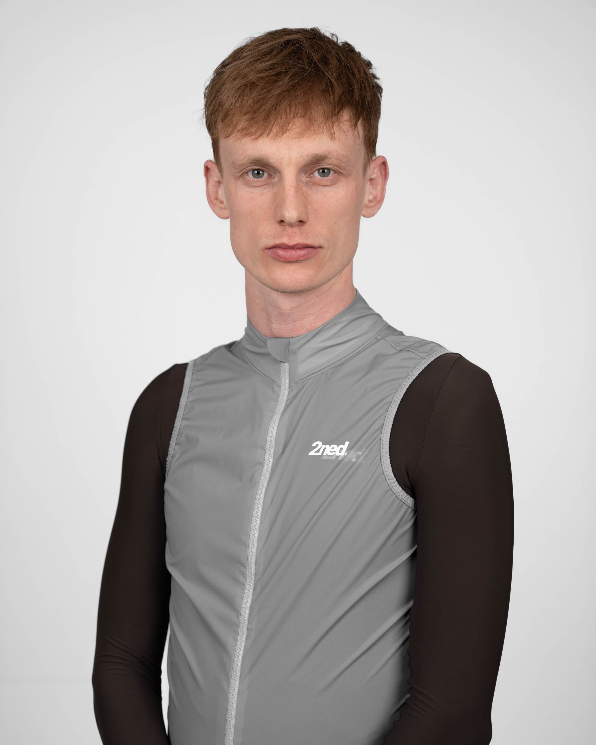 Men's Silent Gilet - Light Grey – 2ned Denmark
