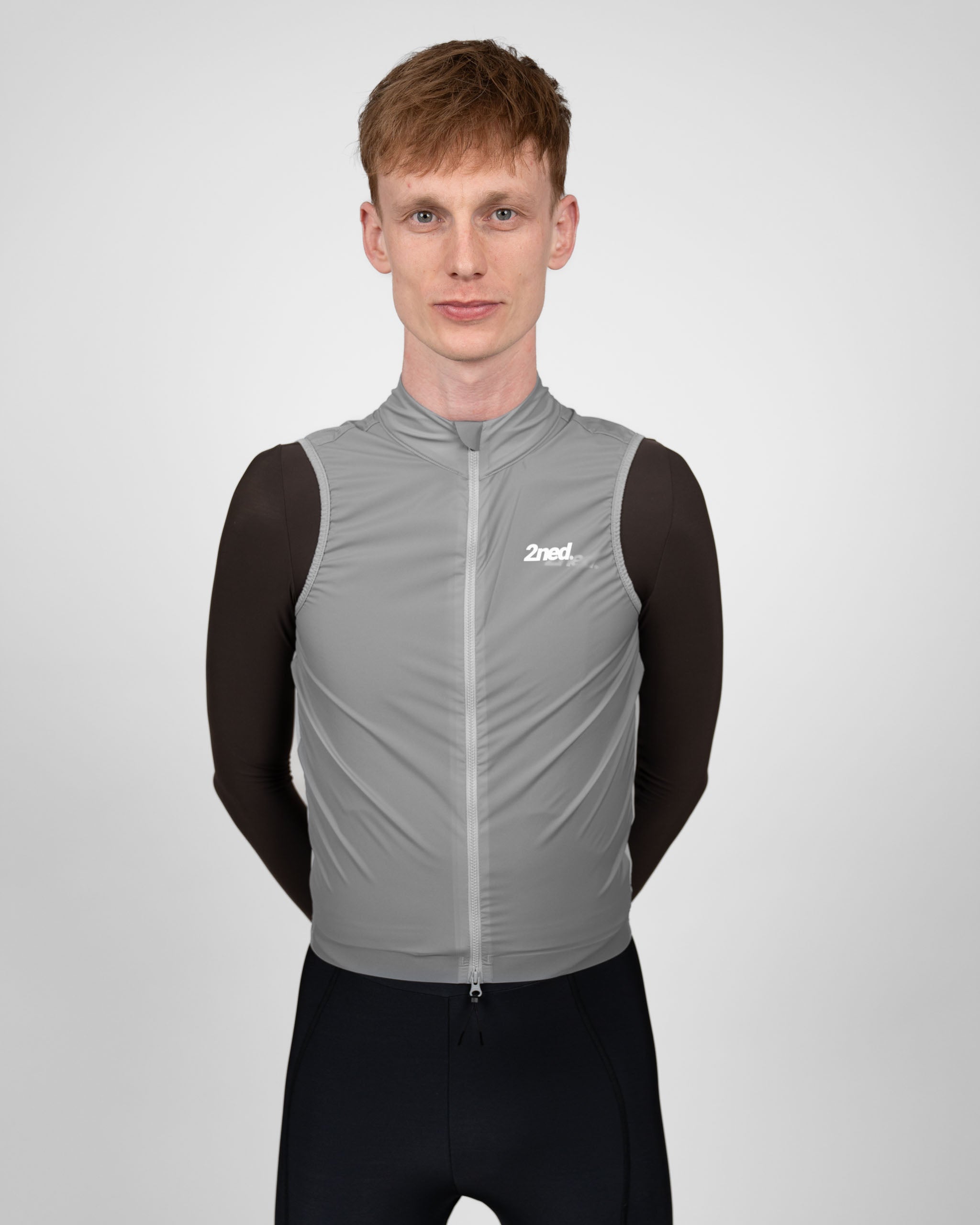 Men's Silent Gilet - Light Grey – 2ned Denmark