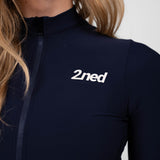 Women's Ukendt Long Sleeve Jersey - Midnight Navy