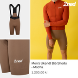 Men's Ukendt Bib Shorts - MOCHA